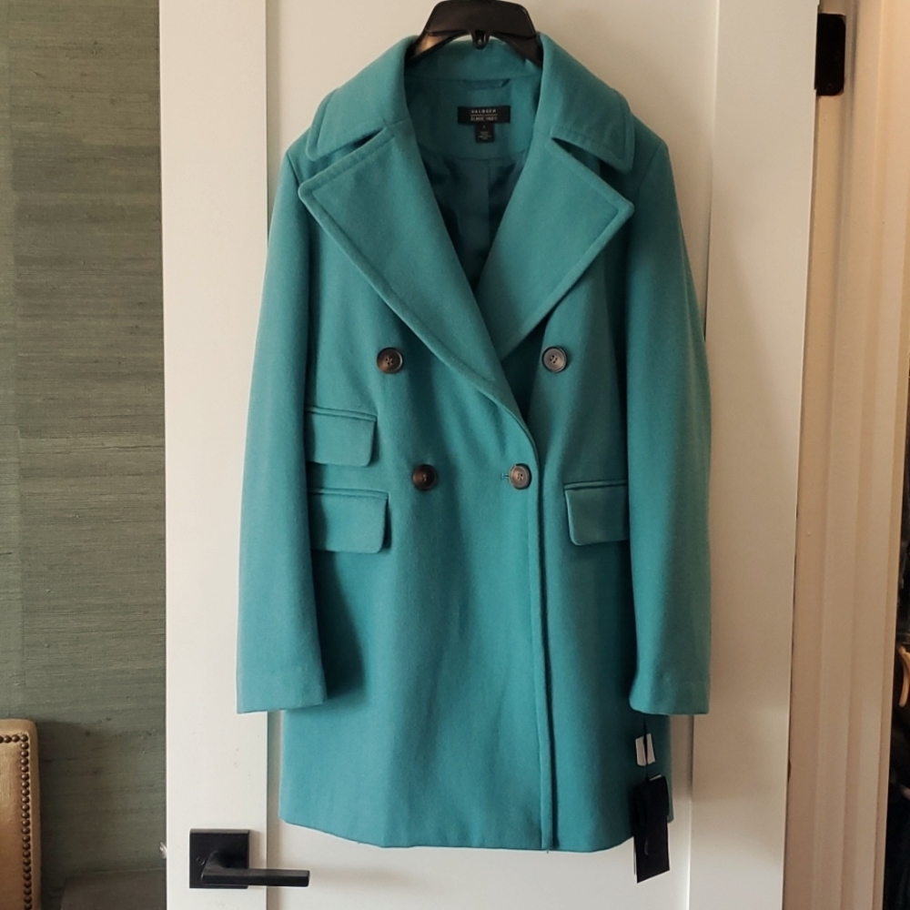 Halogen x Pacific wool blend coat